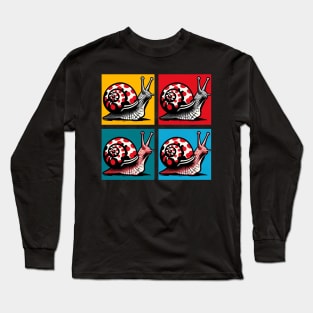 Pop Red Spotted Snail - Cool Aquarium Fish Long Sleeve T-Shirt